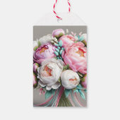 Pastel pioenen, door Natasha Us Cadeaulabel (Achterkant)