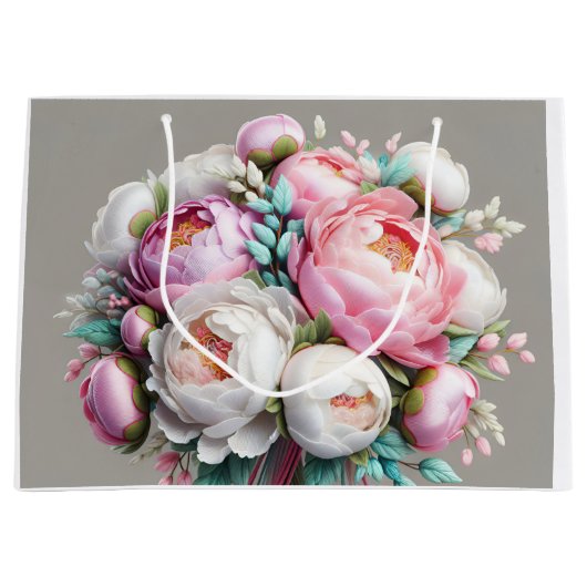 Pastel pioenen, door Natasha Us Groot Cadeauzakje (Voorkant)