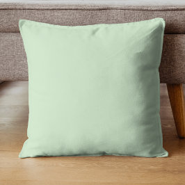 Pastel Pistache Effen Kleur | Klassiek | Elegant Kussen