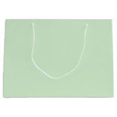 Pastel Pistache Solid Color | Klassiek | Elegant Groot Cadeauzakje (Voorkant)