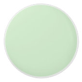 Pastel Pistache Solid Color | Klassiek | Elegant Keramische Knop (Voorkant)