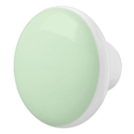 Pastel Pistache Solid Color | Klassiek | Elegant Keramische Knop