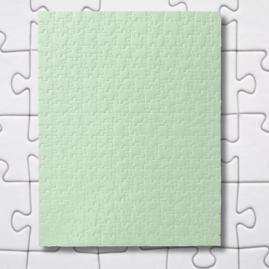 Pastel Pistache Solid Color | Klassiek | Elegant Legpuzzel