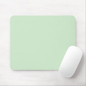 Pastel Pistache Solid Color | Klassiek | Elegant Muismat (Met muis)