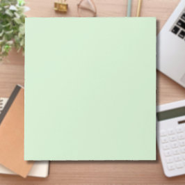 Pastel Pistache Solid Color | Klassiek | Elegant Notitieblok