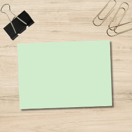 Pastel Pistache Solid Color | Klassiek | Elegant Post-it® Notes