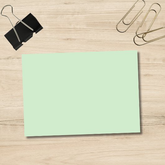 Pastel Pistache Solid Color | Klassiek | Elegant Post-it® Notes