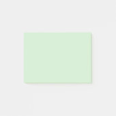 Pastel Pistache Solid Color | Klassiek | Elegant Post-it® Notes (Voorkant)