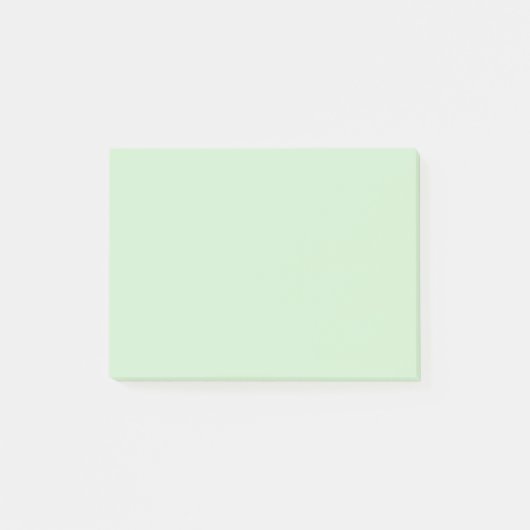Pastel Pistache Solid Color | Klassiek | Elegant Post-it® Notes (Voorkant)