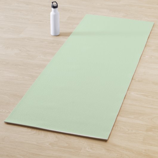 Pastel Pistache Solid Color | Klassiek | Elegant Yogamat (In situ)