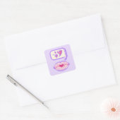 Pastel Pixel Kissy Lips - Zomerse Sticker (Envelop)