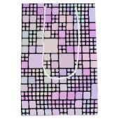 pastel pixel stukjes : medium cadeauzakje (Achterkant)