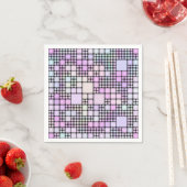pastel pixel stukjes : servet (Insitu)