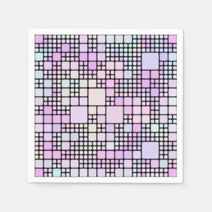 pastel pixel stukjes : servet