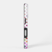 Pastel Pixels Koel Geometrisch Patroon Persoonlijk iPhone 16 Hoesje (Rechterkant)