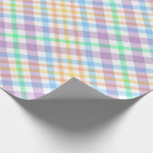 Pastel Plaid Cadeaupapier (Hoek)