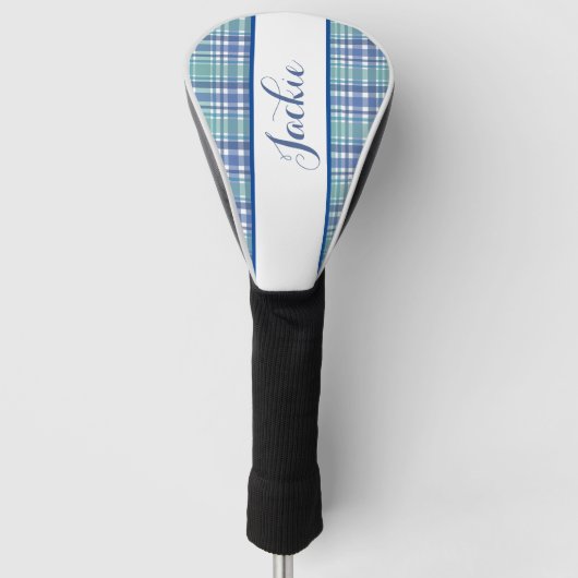  Pastel Plaid Golf Head Hoesje Golfheadcover (Voorkant)