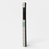 Pastel Plaid Monogram iPhone 5 Hoesje (Achterkant/links)