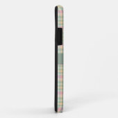 Pastel Plaid Monogram iPhone 5 Hoesje (Achterkant/rechts)