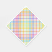 Pastel Plaid Servet (Hoek)