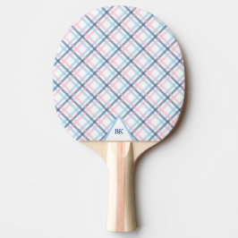 Pastel Plaid Tafeltennisbatje