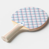 Pastel Plaid Tafeltennisbatje (Voorkant Gekanteld)