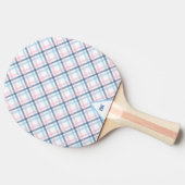Pastel Plaid Tafeltennisbatje (Zijkant)