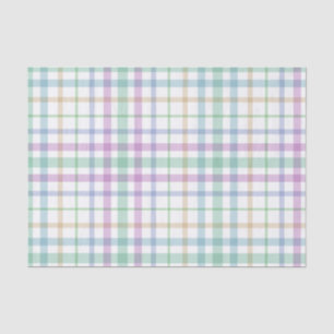 Pastel Plaid Tissuepapier