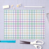 Pastel Plaid  Tissuepapier (Craft)