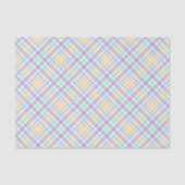 Pastel Plaid  Tissuepapier (Voorkant)