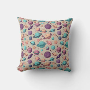 Pastel Planeten Kussen