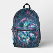 Pastel Plastic Bedrukte Rugzak (Voorkant)