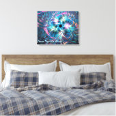 Pastel Plastic Canvas Afdruk (Insitu (Slaapkamer))