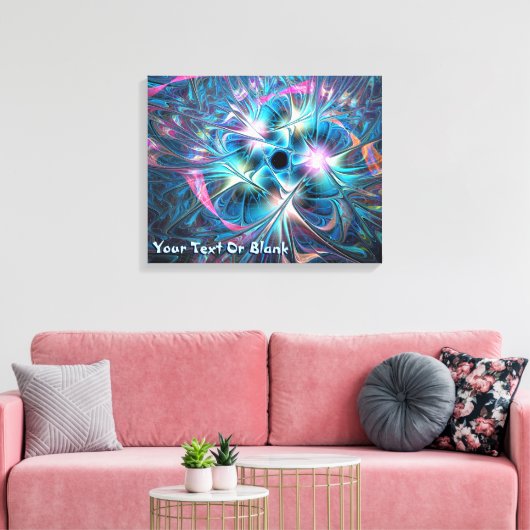 Pastel Plastic Canvas Afdruk (Insitu (Woonkamer))