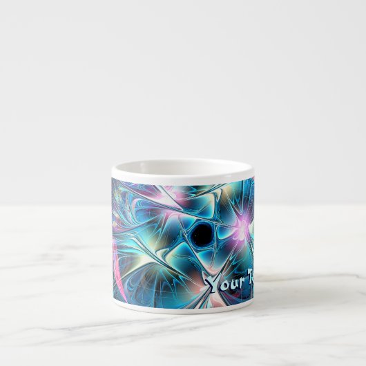 Pastel Plastic Espresso Kop (Voorkant)