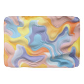 Pastel Plastic Fluid Abstract Badmat (Voorkant)