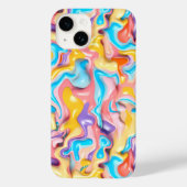 Pastel Plastic Fluid Abstract Case-Mate iPhone Case (Achterkant)