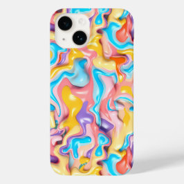 Pastel Plastic Fluid Abstract Case-Mate iPhone 14 Hoesje