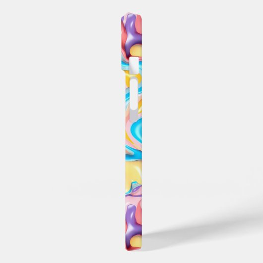 Pastel Plastic Fluid Abstract Case-Mate iPhone Case (Achterkant / Links)