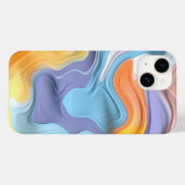Pastel Plastic Fluid Abstract Case-Mate iPhone Case (Achterkant (horizontaal))