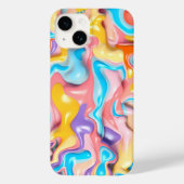 Pastel Plastic Fluid Abstract Case-Mate iPhone Case (Achterkant)
