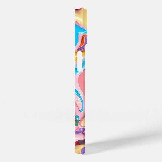 Pastel Plastic Fluid Abstract Case-Mate iPhone Case (Achterkant / Rechts)
