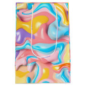 Pastel Plastic Fluid Abstract Medium Cadeauzakje (Achterkant)