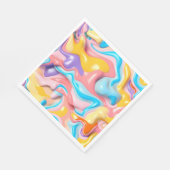 Pastel Plastic Fluid Abstract Servet (Hoek)