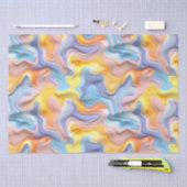 Pastel Plastic Fluid Abstract Tissuepapier (Craft)