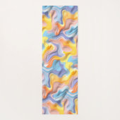 Pastel Plastic Fluid Abstract Yogamat (Achterkant)