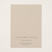 Pastel platte bergen oorbel display kaart (Achterkant)