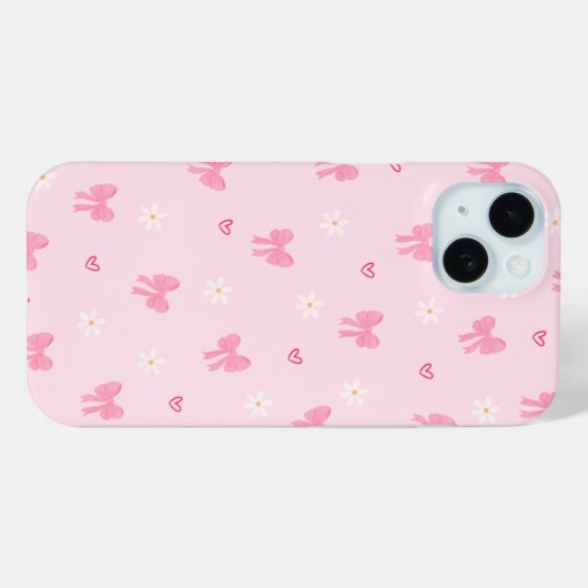 Pastel Playful Ribbon Pattern Case-Mate iPhone Case (Achterkant (horizontaal))