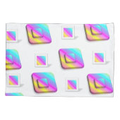 Pastel-pleinen met piloot Hoesje Kussensloop (Achterkant)