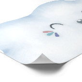 Pastel Pluche Speelgoed Gepersonaliseerd Baby show Poster (Hoek)